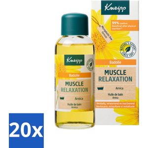 20 x Kneipp - Badolie - Arnica - Voor spieren en gewrichten - 100 ml - Soepelheid - Warm Bad - Kneipp - Badproducten