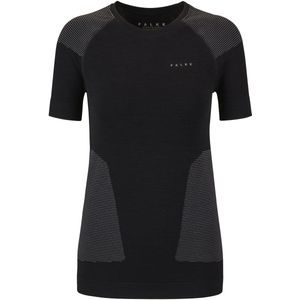 FALKE - Wool-Tech Light - Functioneel Shirt - Zwart - Korte Mouwen