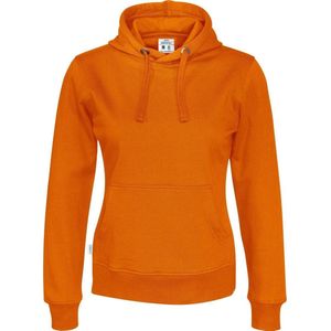 Cottover HOODIE LADY - GOTS GECERTIFICEERD 141001 - Oranje - S