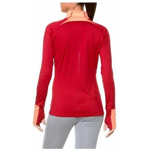 Women’s Long Sleeve T-Shirt Asics LS Winter 1/2 Zip Orange