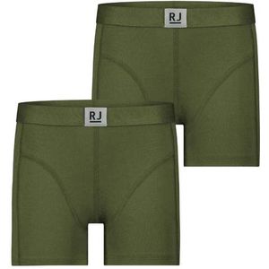 RJ Pure Color Thionville 2-Pck Jongens Boxershort Dark Green 146/152