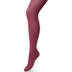 Bonnie Doon Biologisch Katoenen Maillot Dames Oud Roze maat 38/40 M - Uitstekende pasvorm - Gladde Naden - OEKO-TEX gecertificeerd - Bio Cotton Tights - Duurzaam en Huidvriendelijk Bio Katoen - Roze/Rood - Pink - Mesa Rose - BP051900.280