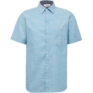 s.Oliver Overhemd  blauw gemêleerd