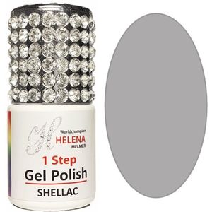 Helena - 1 Step Gel Polish - Mat Zwart - 074
