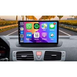 Autoradio 4/64GB met Carplay en Android Auto | Geschikt voor Renault Megane 3 Fluence 2008-2014 | radio met navigatie | 2008 2009 2010 2011 2012 2013 2014