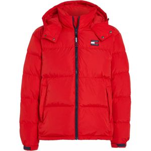 Tommy Jeans - Heren Jas winter Alaska Puffer Jacket - Rood - Maat M