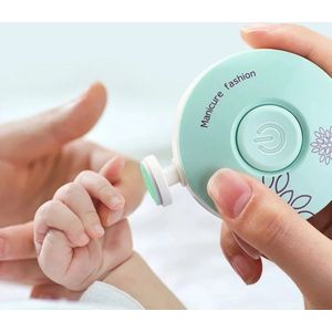 Baby Nagelvijl - Baby Nagelknipper - Manicure Set Baby - Nagelschaartje - 6 Vijlen - Incl. Batterij