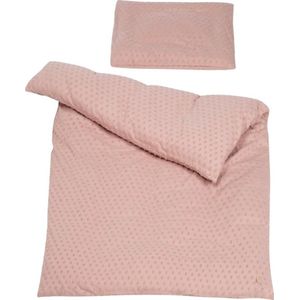 Organische Kinderbeddengoed Set, Roze/Mauve, 100 x 135 cm