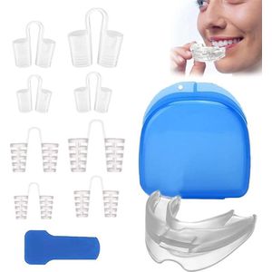 Anti-snurkclip - snurkstopper - snurkspalk - snurkmondstuk - neusklem - neusdilator tegen snurken Anti snurk beugel 2.0