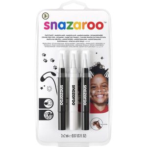Snazaroo Brush pen Zwart en Wit