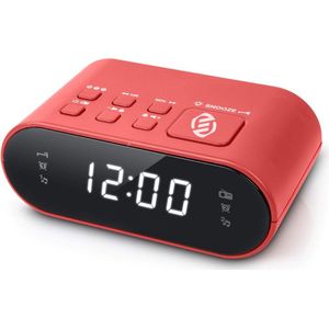 Equivera - Wekkerradio - Klokradio - DAB - Met Wekker - Digitale FM-tuner