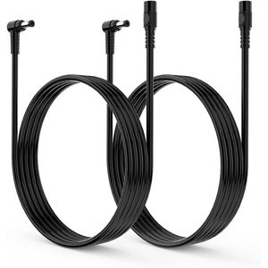 Flexibele Stroomkabel 55 mm Stekker 90-Graden Hoekverlenging Compatibel met NETGEAR RBK763S TP-Link AX55 Reolink RLC-510WA Imou Deco M4 Arduino UNO R3-2-Pack