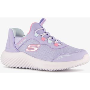 Skechers Slip-ins Bounder meisjes sneakers paars - Maat 36 - Extra comfort - Memory Foam