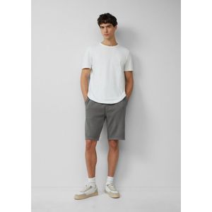 s.Oliver - Detroit - Sweatbermuda - Gemengd Grijs - Relaxed Fit