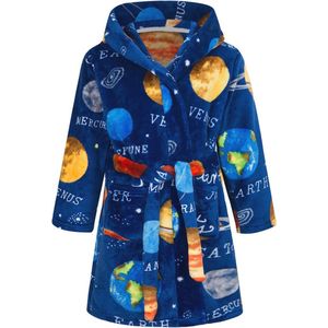 Hooded Bathrobe voor Kinderen - Zacht en Warm Flanel Fleece