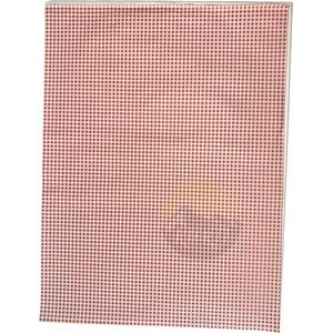KURTT vetvrij papier - placemat - hamburger vellen - inpakpapier - Vetbestendig papier – Rood/Wit bedrukking – 10 KG – 38x50 cm