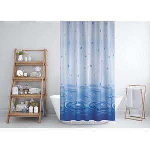 Casabueno - Douchegordijn 180x200 cm - Badkamer Gordijn - Polyester - Waterdicht - Sneldrogend en Anti Schimmel - Wasbaar en Duurzaam