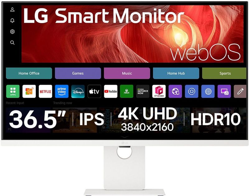 LG - 37U730SA - Smart Monitor - 37 Inch - 4K UHD - USB-C 65W - webOS