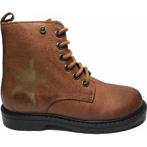 Naturino ster rits veterlaarzen 4766 bruin goud mt 28