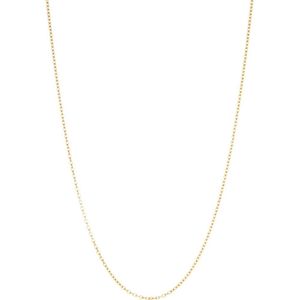 New Bling 9NBG-0426 Gouden ketting - Ankerschakel - 39 + 3 + 3 cm - 0,6 mm Dikte - 14 Karaat - Goud