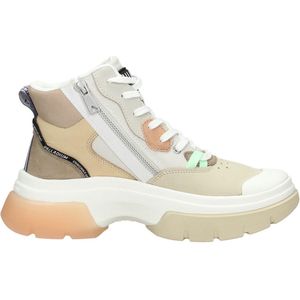 Palladium Pallawave Veterschoenen Hoog - Beige - Maat 37