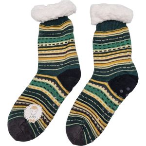 Out of the Blue - Warme huissokken - Fluffy sokken - Huissokken antislip - Slofsokken - Herfstkleuren - One Size (35-42)