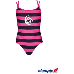 Olympia - Badpak - Zwart/Roze - 4 jaar