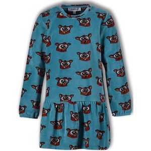 Woody Dames Slaapkleed ijsblauw - spookdier - 192-1-NIL-V/975 - maat 152