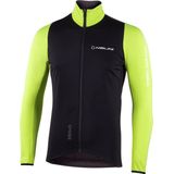 Nalini - NEW CARENA JKT2 - Fietsjack - Geel - Zwart - Winddicht Warm Wielrenjack