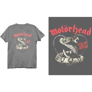 Motorhead - Love Me Like A Reptile Heren T-shirt - L - Grijs