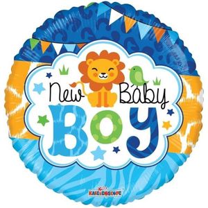 Folie ballon New Baby Boy 46 cm - .