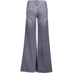 Jeans Grijs Roller flared jeans grijs
