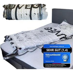 Luvego - Vacuümzak voor Matras - XXL - 240x130CM - Vacuüm Opbergzak voor Matras of Textiel