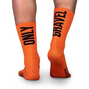 Luxa Only Gravel Fietssokken Oranje - Maat M