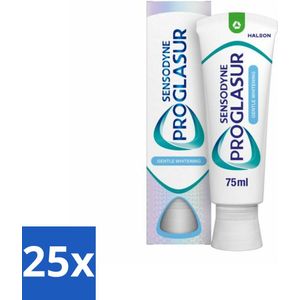 Sensodyne - Tandpasta - Proglasur Gentle Whitening - Tandglazuur Versterkend - 75 ml - Bulkverpakking - 25 stuks