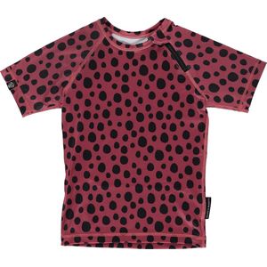 Beach & Bandits - UV-zwemshirt voor kinderen - Red Velvet - Rood - maat 92-98cm