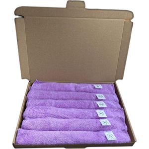6x nano doek 30x30 paars Nano reiniging - brilreiniging - Nanodoekjes - Inductiereiniger