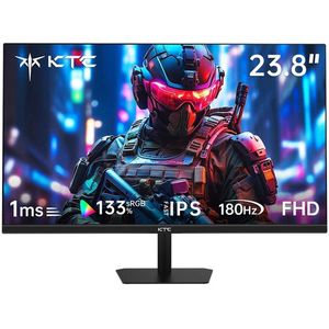 Stemily Gaming Monitor - 23.8 inch - 180 Hz - HDR10 - 1920x1080 - 16:9 - Fast IPS - 2x HDMI 2.0, 1x DP 1.4