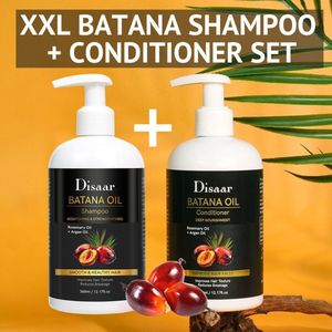 XXL Batana SHAMPOO + CONDITIONER SET - 360ML- 100% Pure Batana - Dr. Sebi