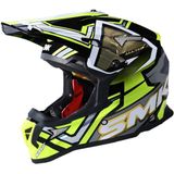 SMK - Allterra X-Aces - Crosshelm - Zwart Grijs Geel