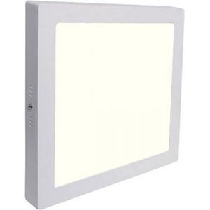 LED Downlight - Opbouw Vierkant 12W - Natuurlijk Wit 4200K - Mat Wit Aluminium - 170mm