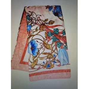 Haakpakket 1,5 Meter Sjaal Rood/Wit/Blauw – Stijlvol en Comfortabel