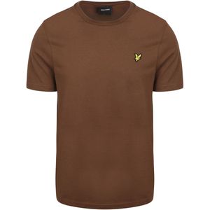 Lyle and Scott T-shirt Bruin - Maat XXL - Heren - Casual T-shirts