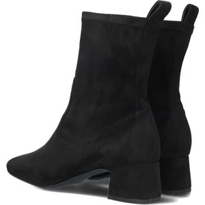 Unisa Lemico Enkellaarsjes - Enkelboots met rits - Dames - Zwart - Maat 35