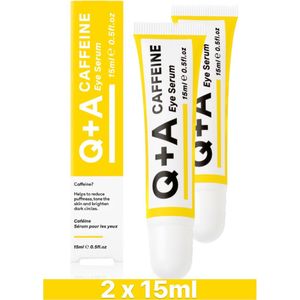 Q+A Caffeine Oogserum - 2 x 15 ml - Voordeelverpakking