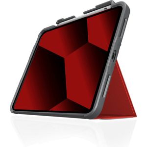 STM Dux Plus - iPad Hoes - Geschikt voor Apple iPad 2025 & 2022 (11 & 10e Gen) - Tablet Standaard - Rood