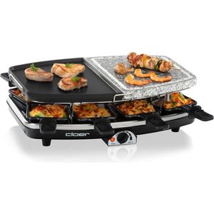 Cloer 6435 Raclette grill - Gourmetstel - Grijs - Zwart