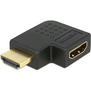 Techvavo® Set van 2 - Haakse HDMI Adapter Links + Rechts Gebogen - 4K 30Hz Rechts - Verguld - Optimaliseer je Kabels en Geniet van Haarscherpe Beelden
