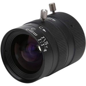 Allecto Premium - Handmatige Irislens 3MP voor Industriële Cameralens - Handmatig Diafragma - HD - C-vatting - 6 mm Brandpuntsafstand - CCTV-accessoire Lens - Zoomlens - Digitale SLR-camera's - Kwaliteitsoptiek