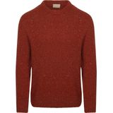 Gant - Pullover Wool Blend - Rust - Heren - Pullovers